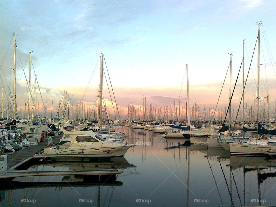 sky italy clouds boats by korazmd