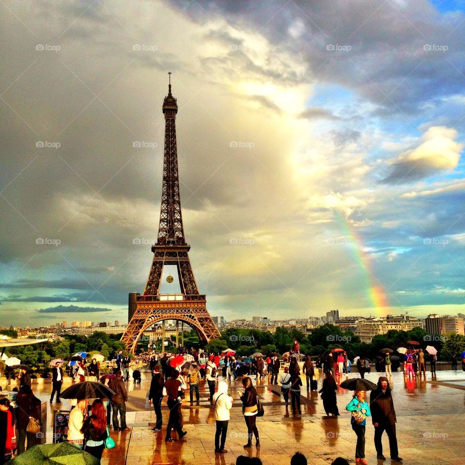 Rainbow in Paris