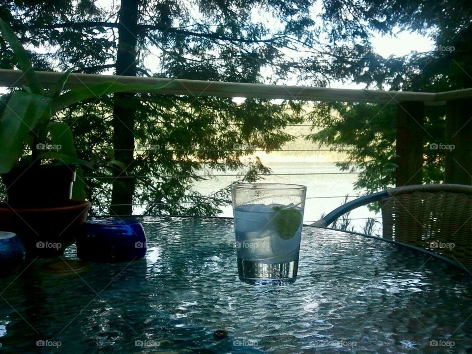 Summer relaxing ( drinks outside )