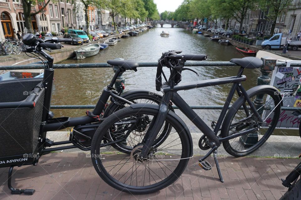 City bikes in Amsterdam 