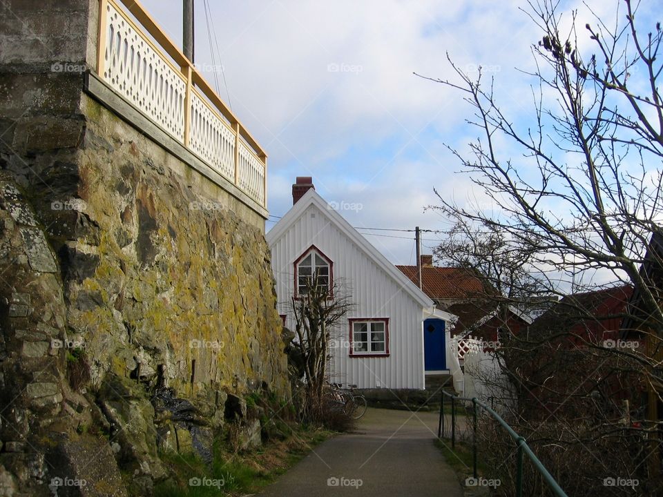 Village street
