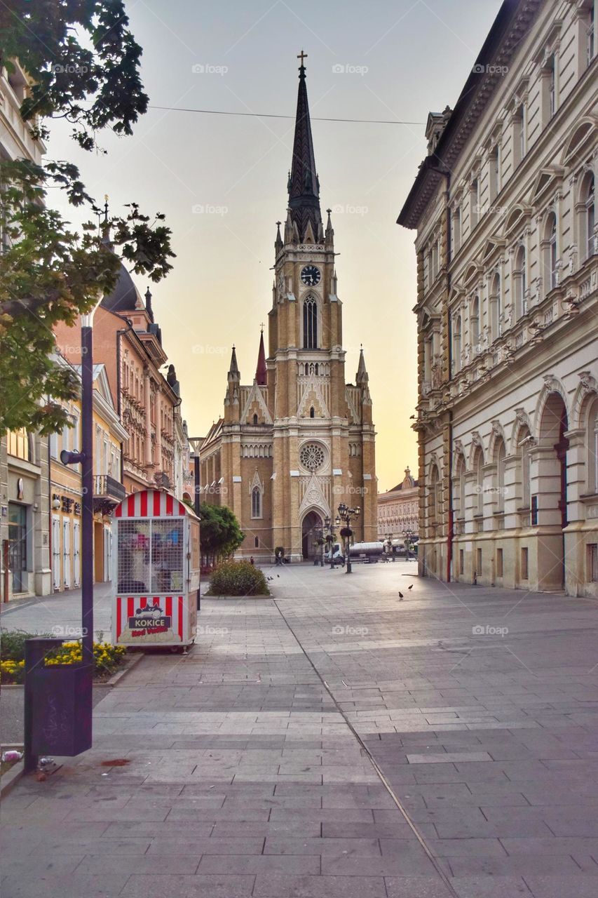 Cathedral of the Square of Novi Sad Serbia