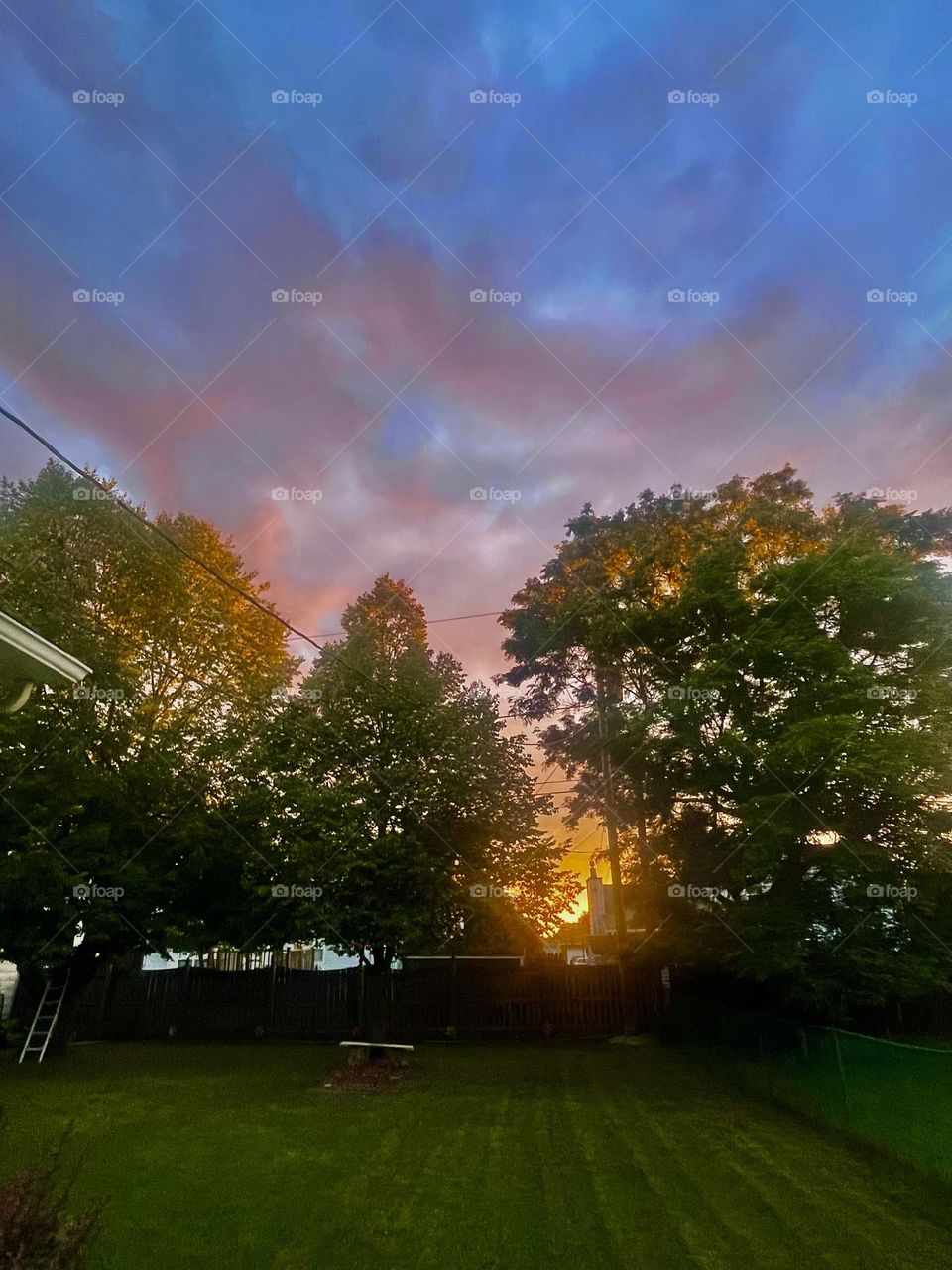 Sunset over Buffalo, NY