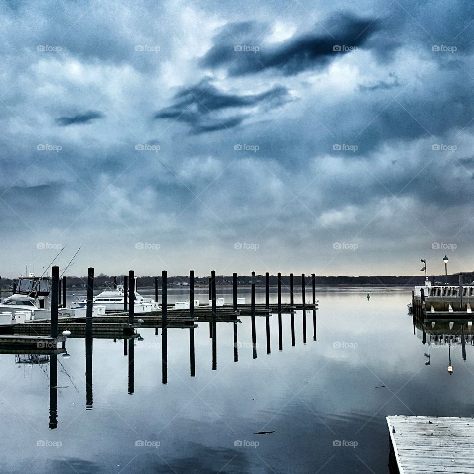 clouds and reflections 