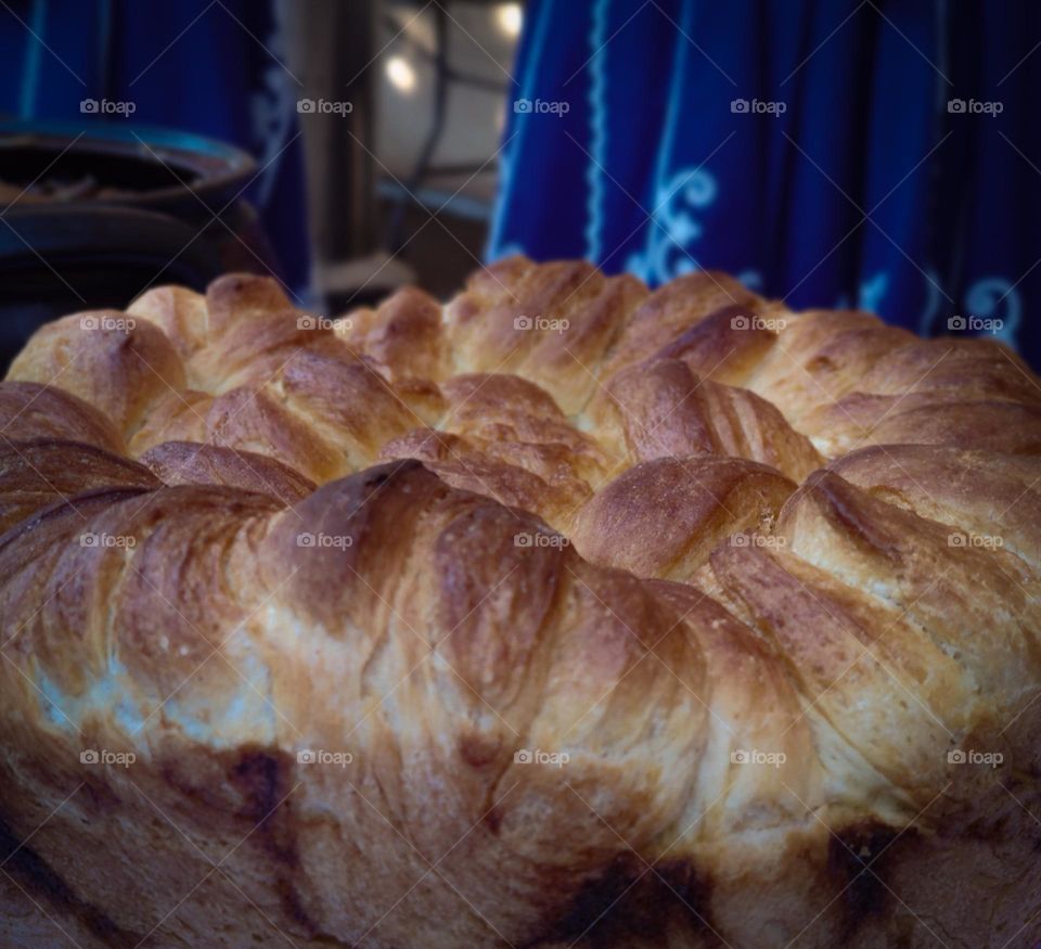 Typical bulgarian bread