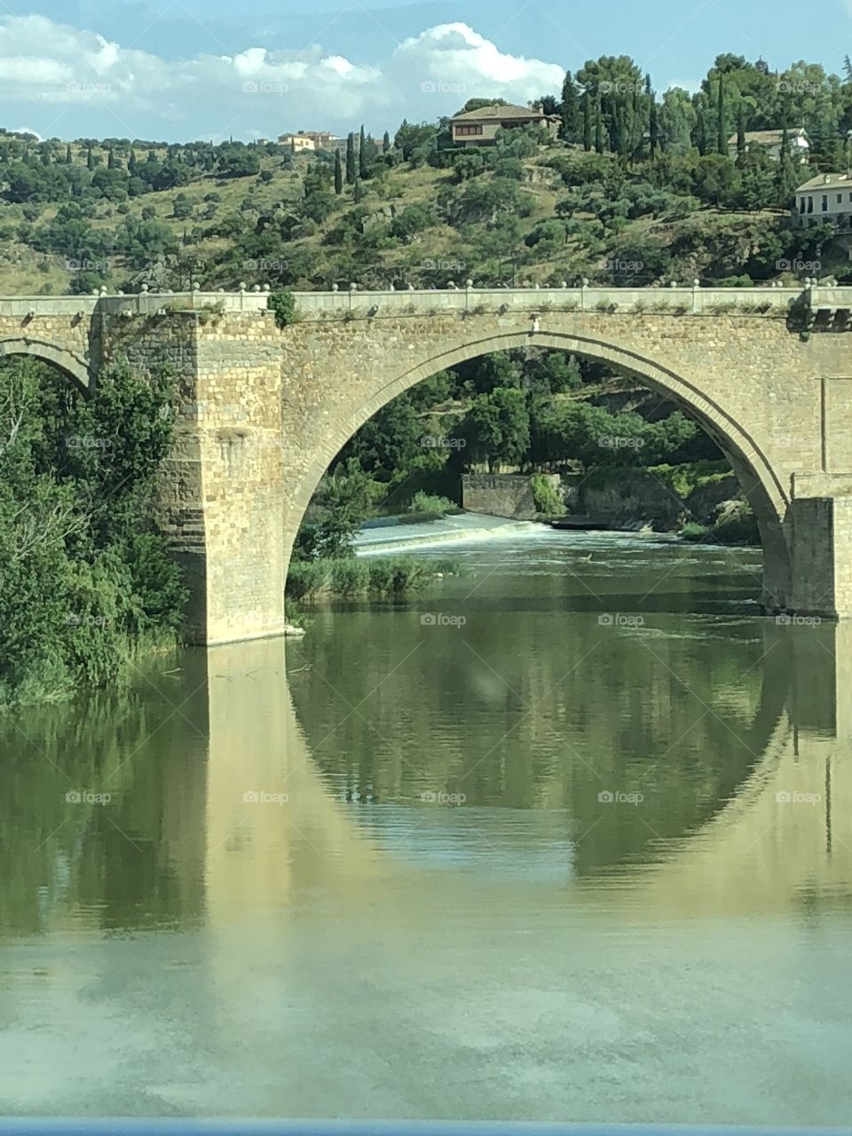 St. Martin bridge in Toledo, spain