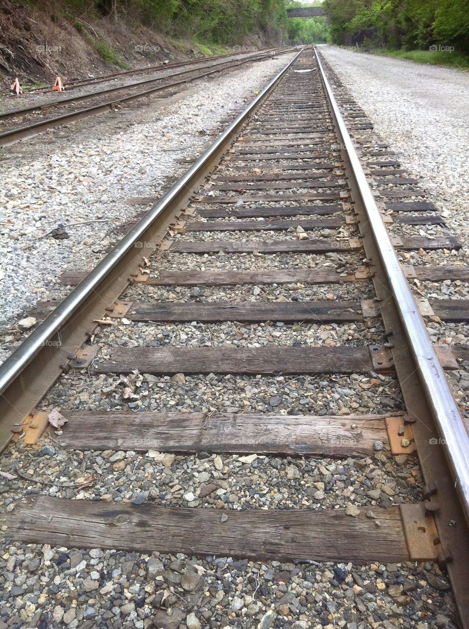 Railroad tracks