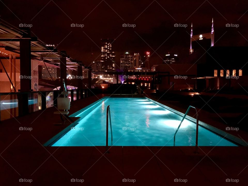 Hotel Pool in the City