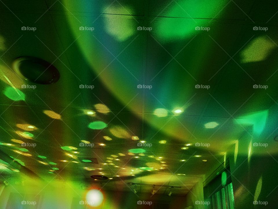 Green Disco Lighting