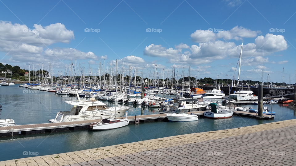 Harbour boats at Trinite-sur-mer, Brittany