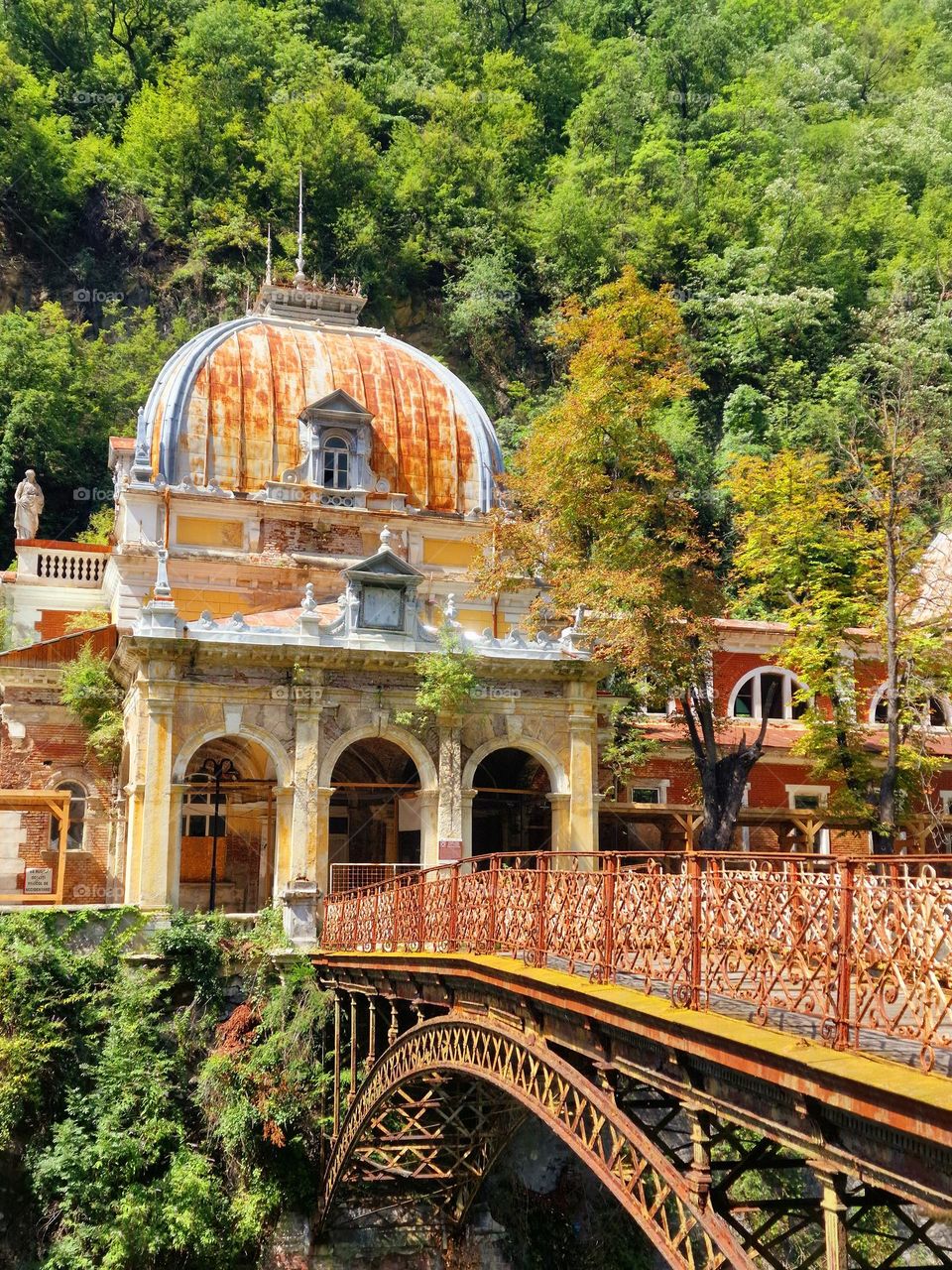 Old casino from Herculane Resort