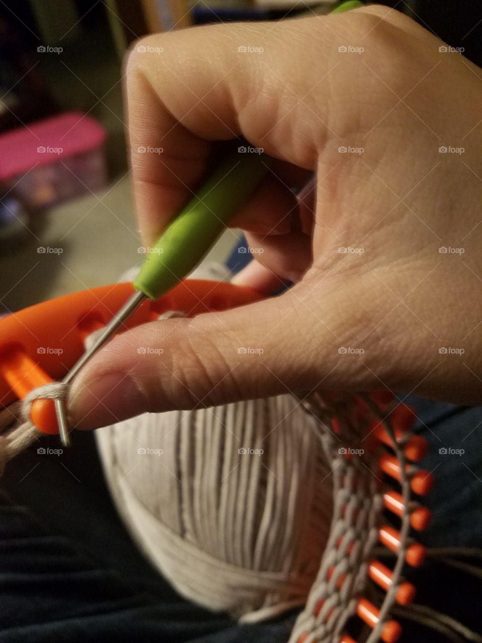 loom knitting