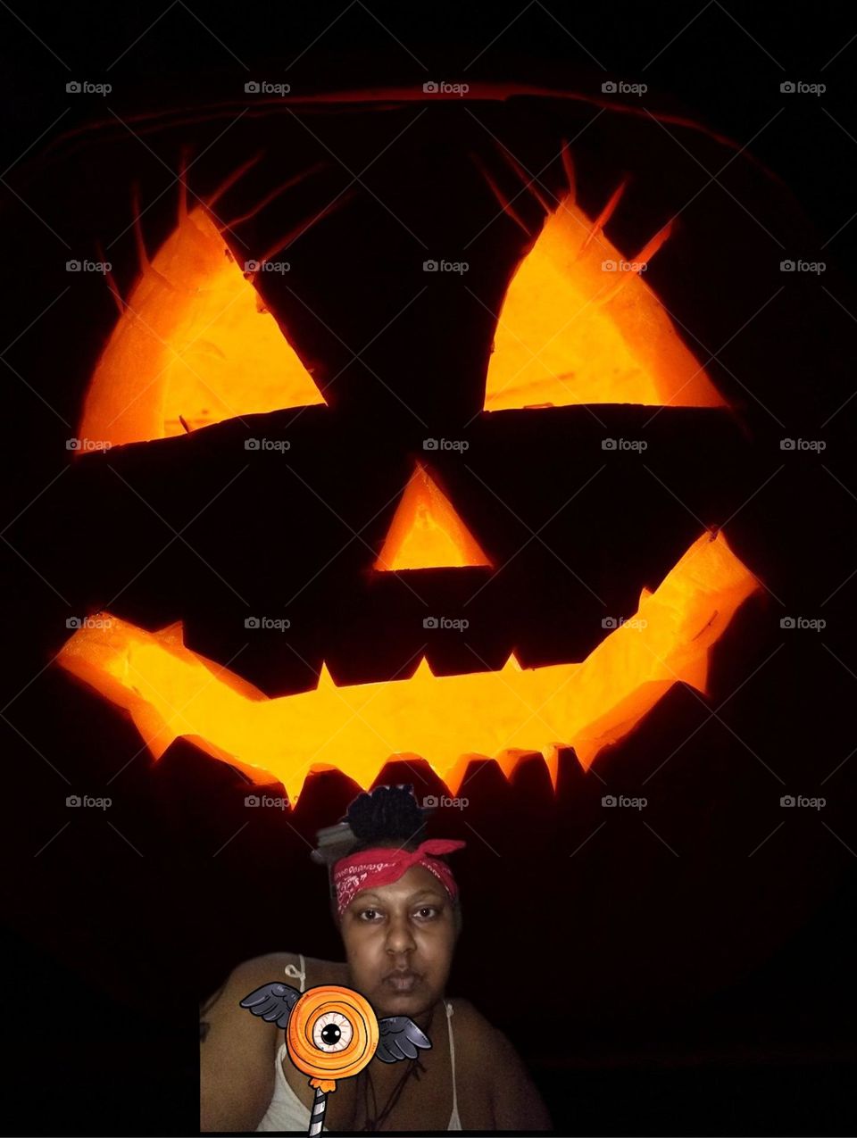 A photo taken this past Halloween season of October 2022.