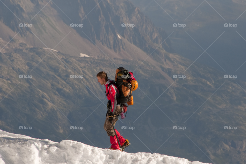 mont blanc chamonix france snow ice mountains by bobmanley