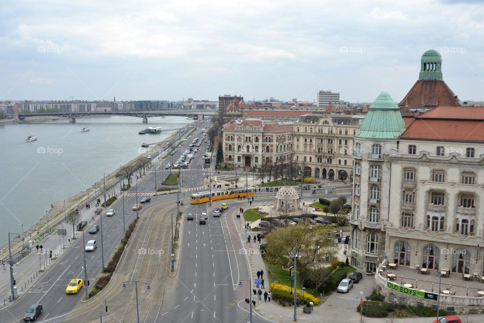 Budapest from the above