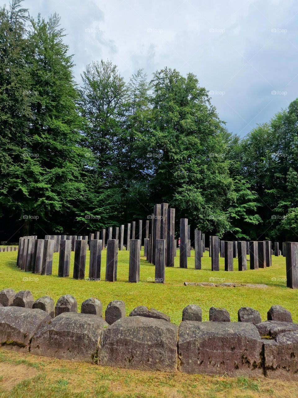 the circular sanctuary from Sarmisegetusa Regia