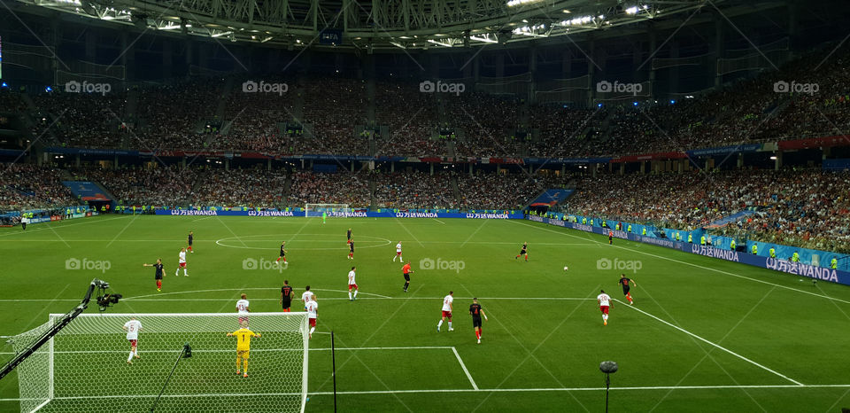 FIFA 2018 match Croatia-Denmark in Nizhny Novgorod