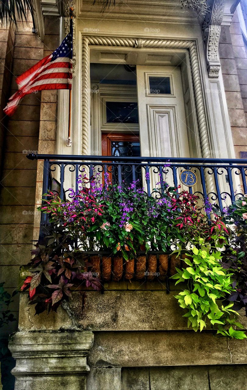 Foap Mission Crazy Plant People! Growing Colorful Flowers in Baskets on A Unique New Orleans Style Balcony!