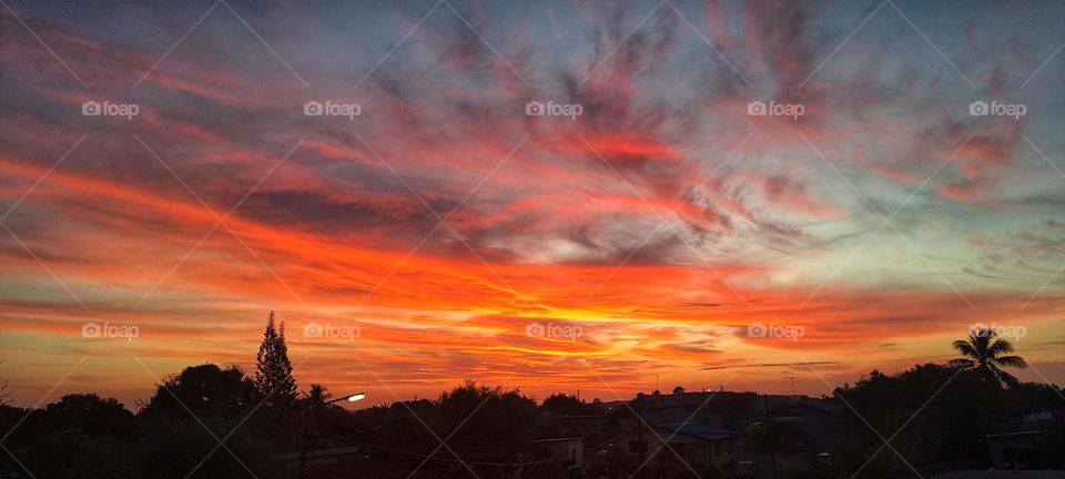 Early morning in the Caribbean