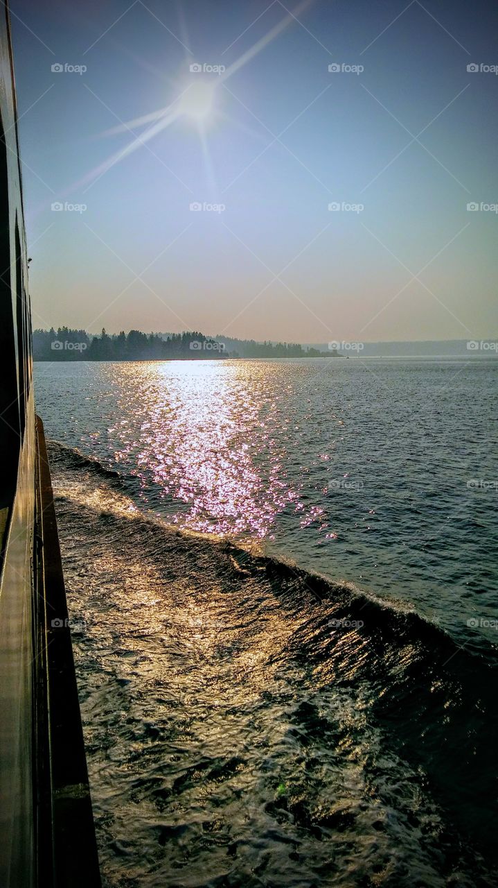 Heading to Port Charles on the Ferry