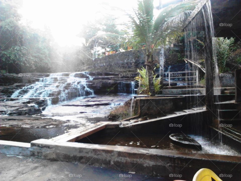 spa with waterfall in Ituberá Bahia