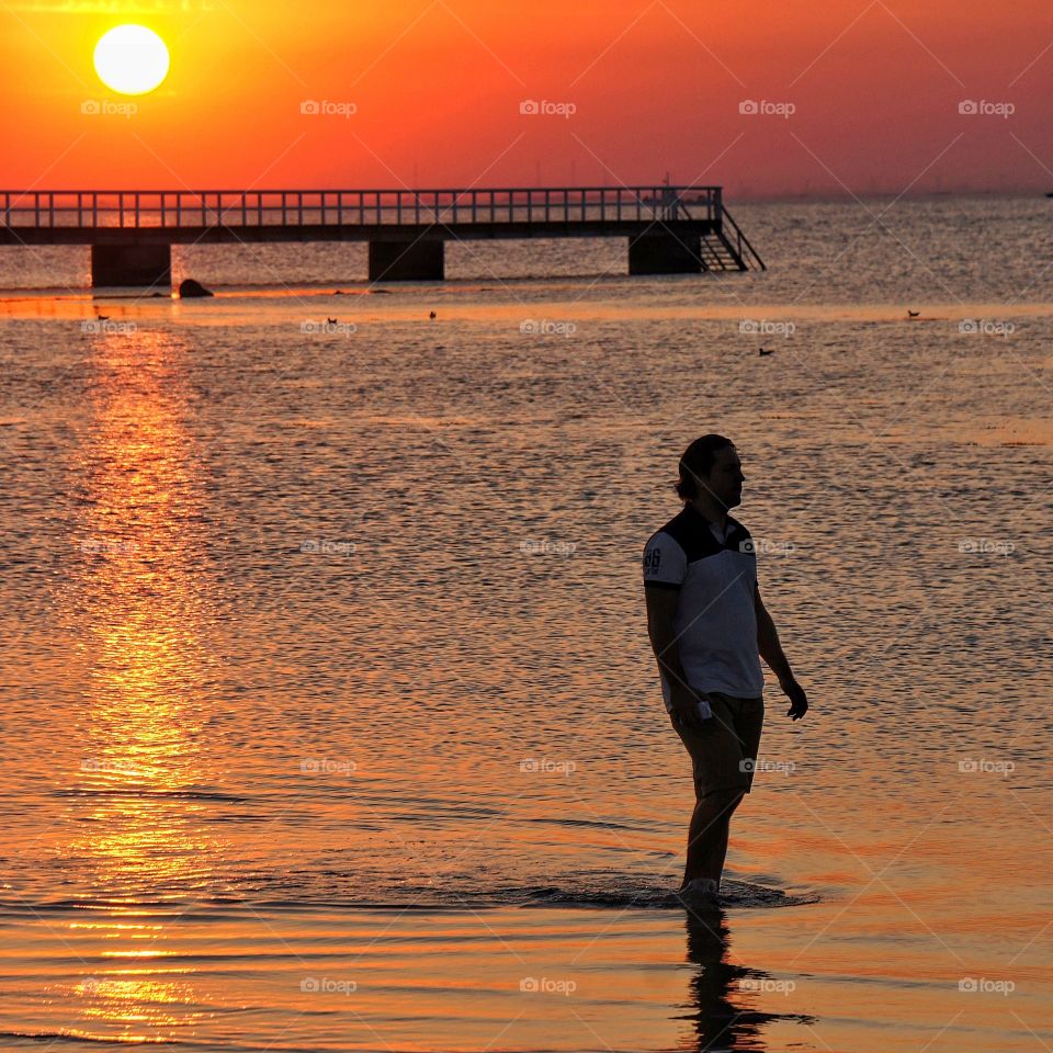 A sunset walk