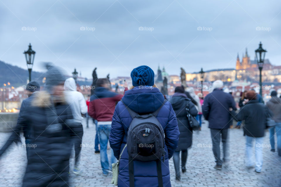 Tourist in Prague