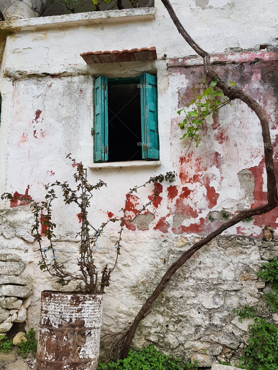 Old house in s old greek city