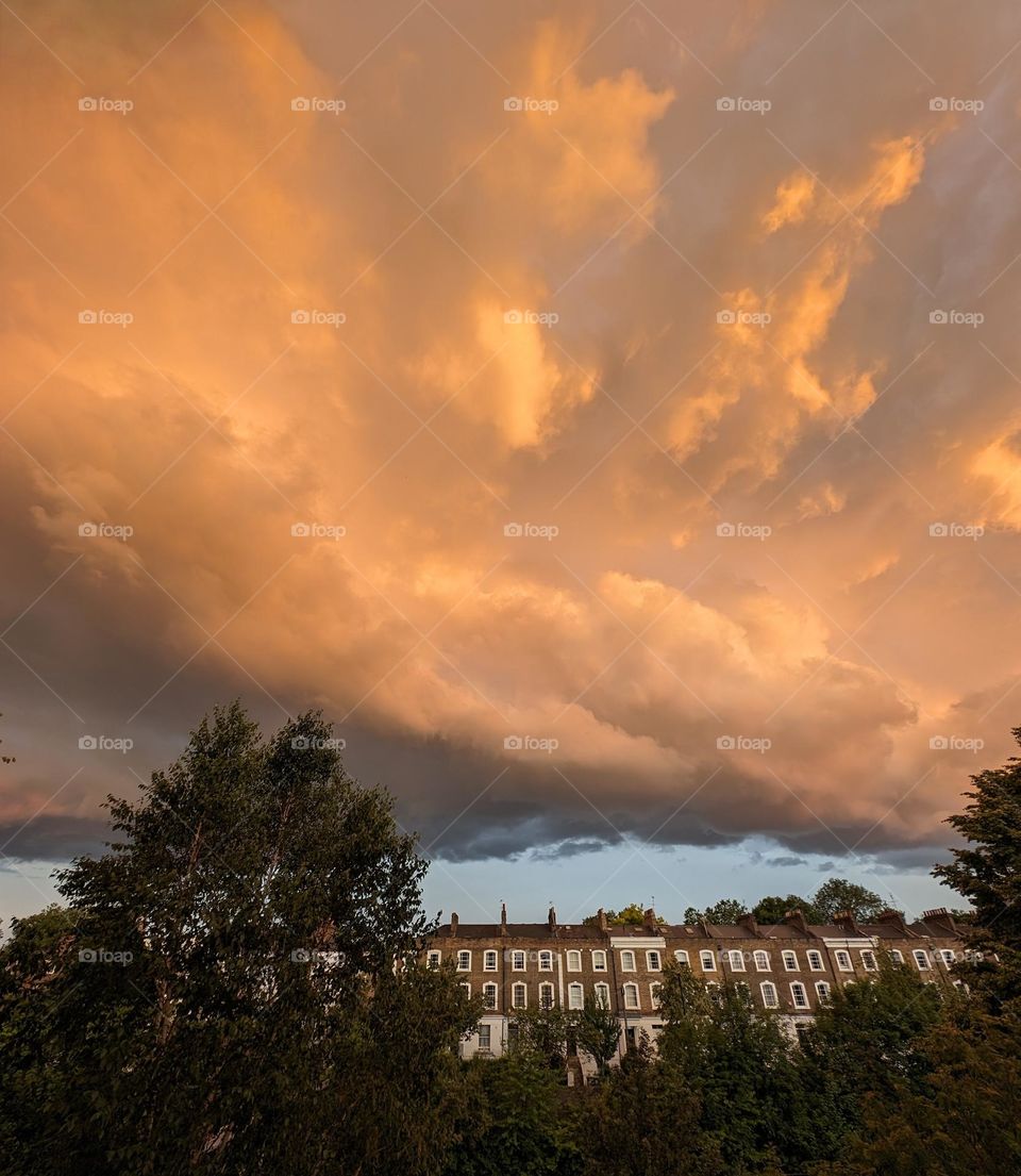 London sky