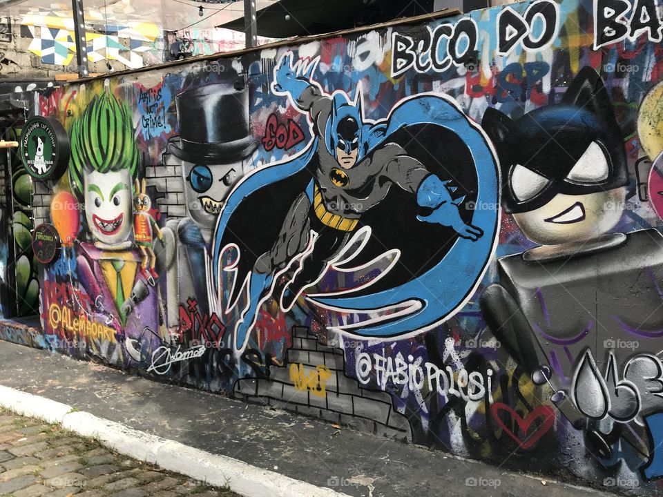 Beco do Batman. Arte urbana.São Paulo.SP. 