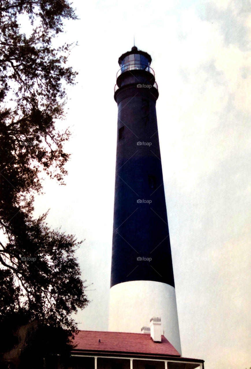 Old lighthouse in Pensacola Florida 