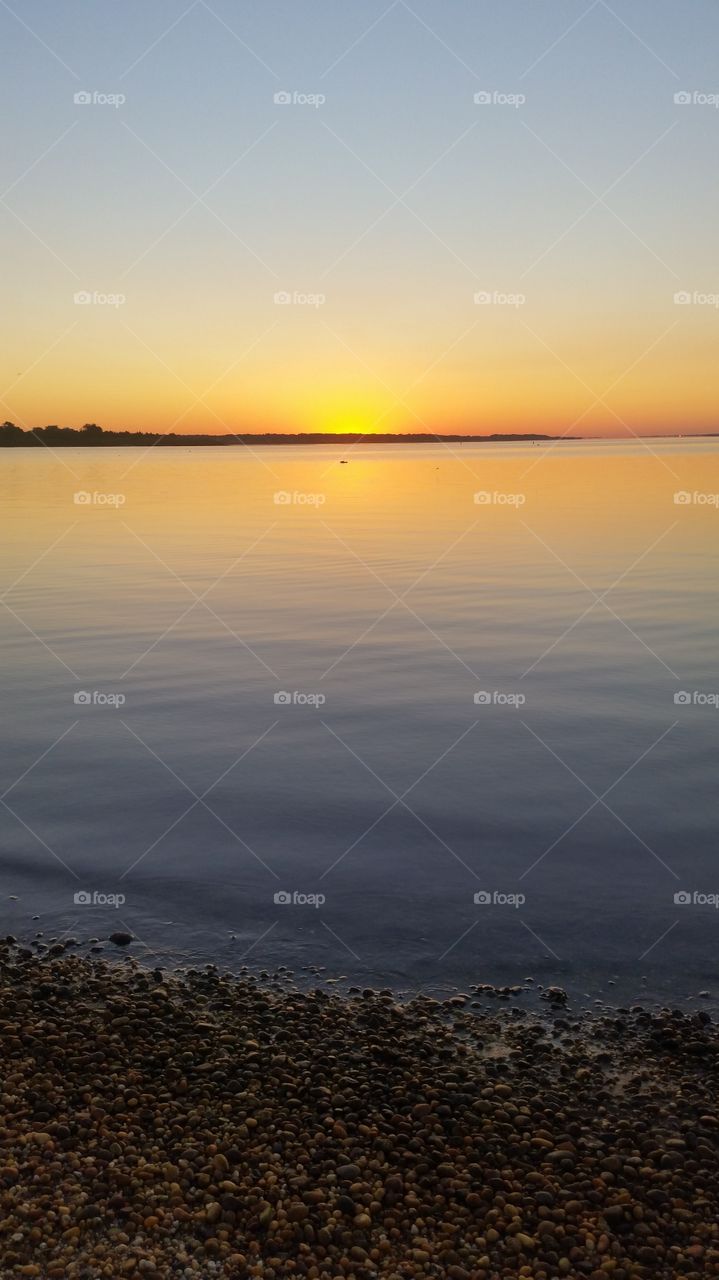 Sunset, Water, Beach, Dawn, Sea