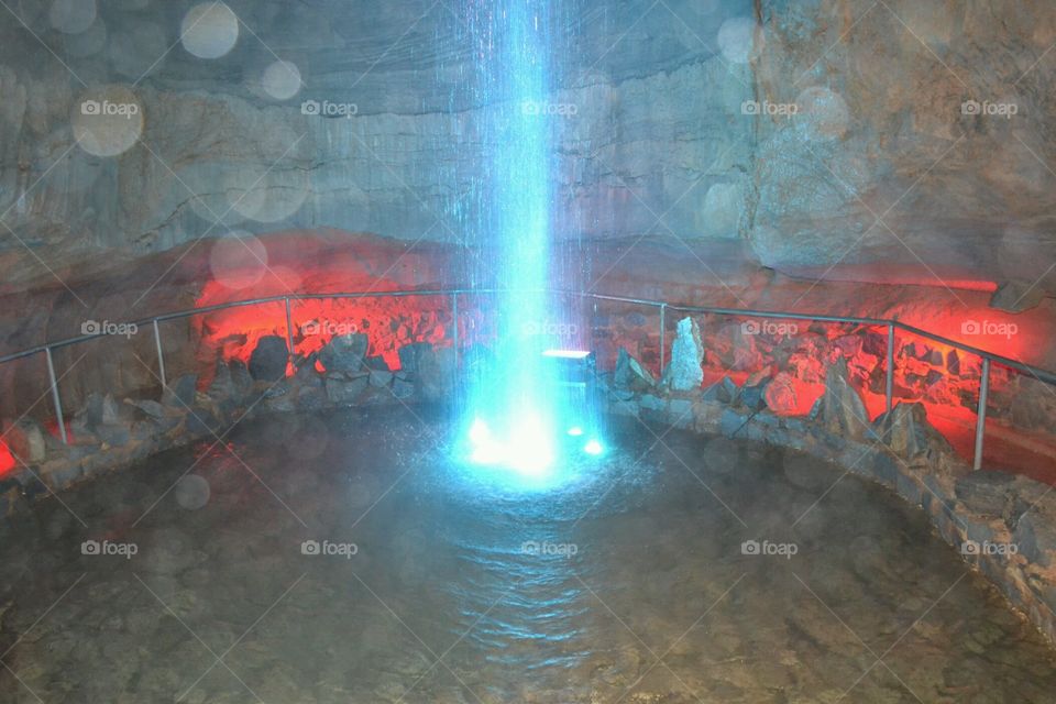 underground waterfall