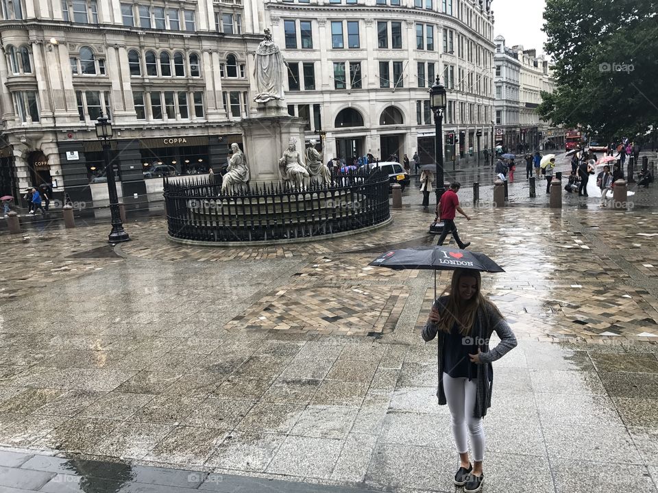 Rainy day in London 