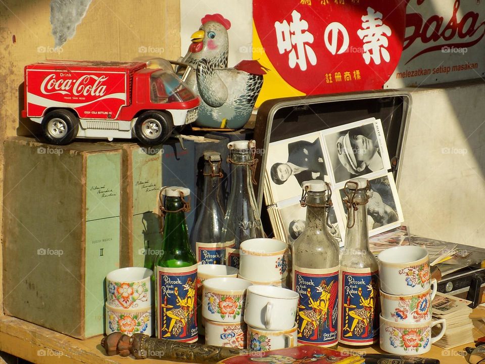 Collection of antiques