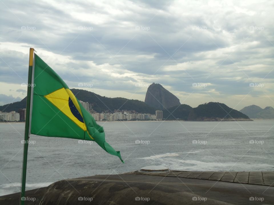 Brazilian Flag at Rio