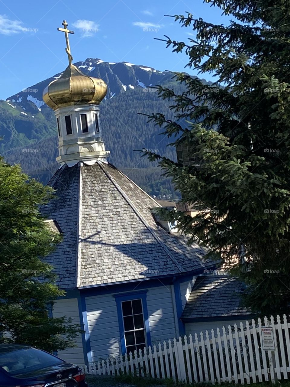 Small Orthodox Church in Alaska 