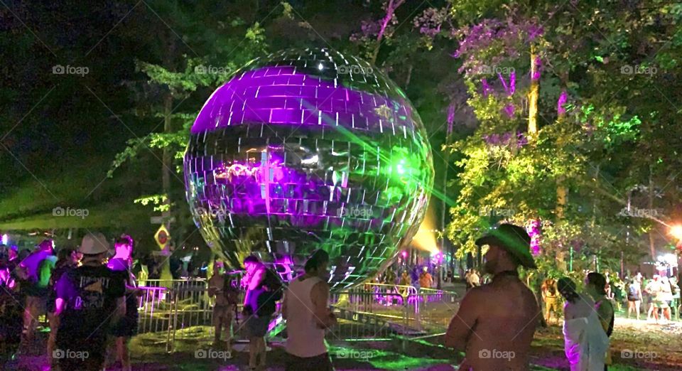 Giant disco ball!