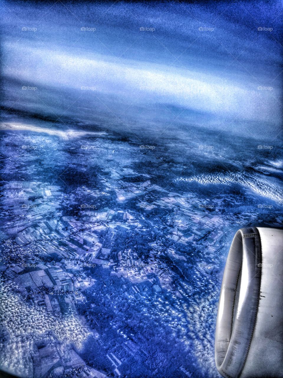 From the plane