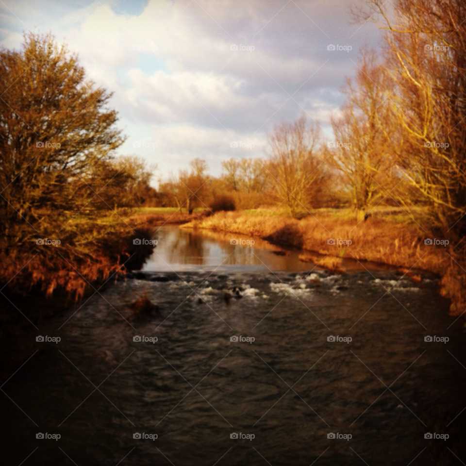 langley burrell wiltshire england uk winter water river by travelnat
