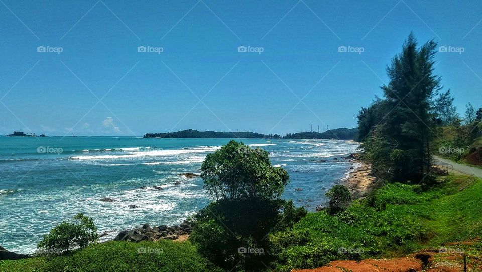 Amazing view from Calang beach, Aceh, Indonesia