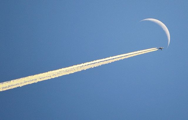 “Fly me to the moon...” sitting in a plane, flying high in the skies, traveling through time and space, visiting the unknown. 