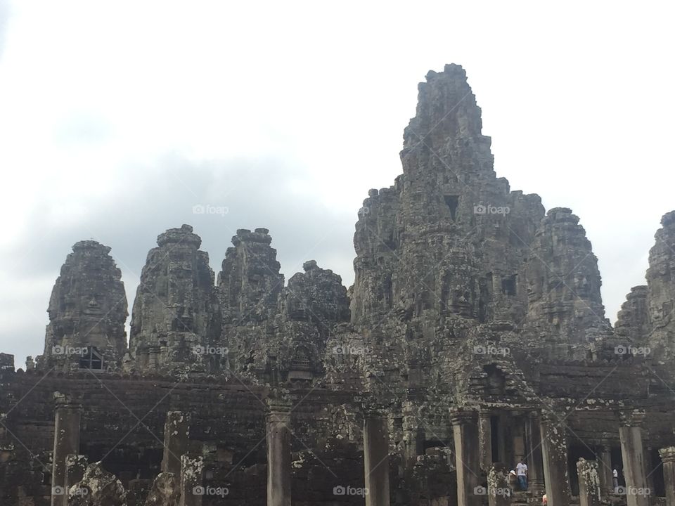 Cambodian Ruins of a Hindu Temple from The 12th Century. 