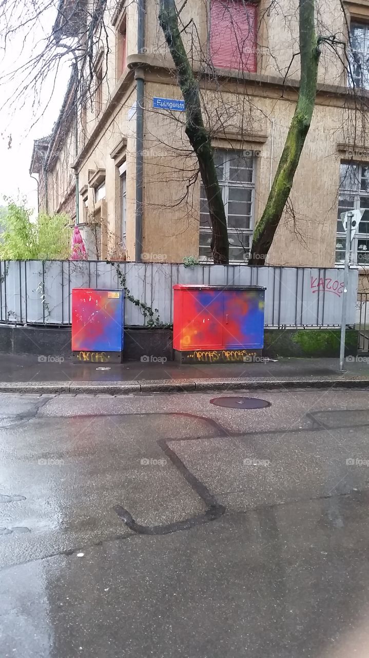 street graffiti, colors, contrast, strom,stret