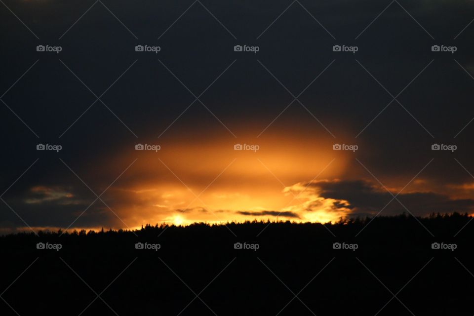 Sunset. Sunset fiskumvannet 2015 Norway 