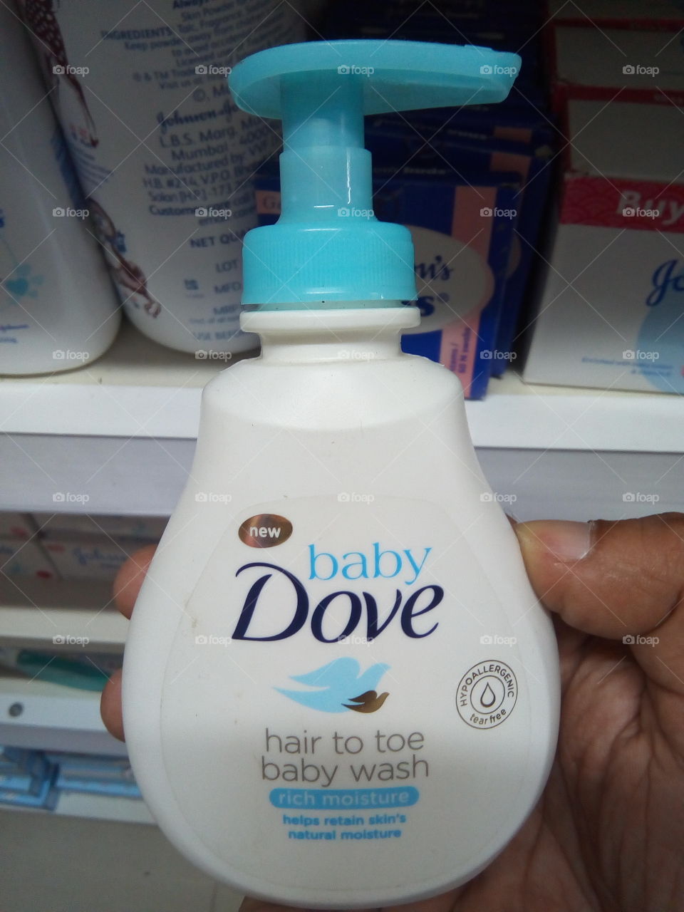 BABY DOVE FOR BABY WASH.