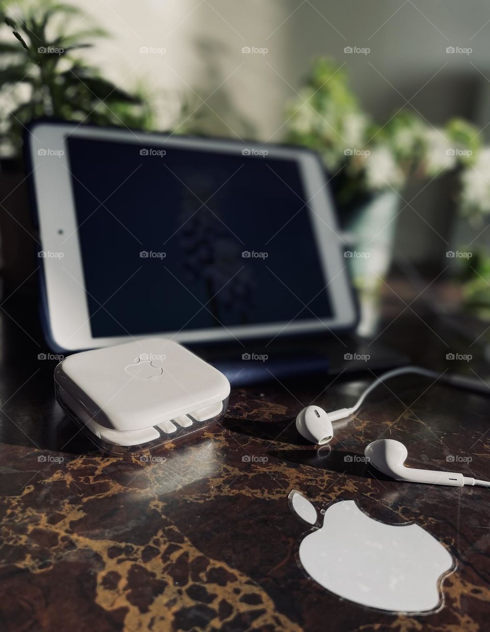 iPad mini on the desk…