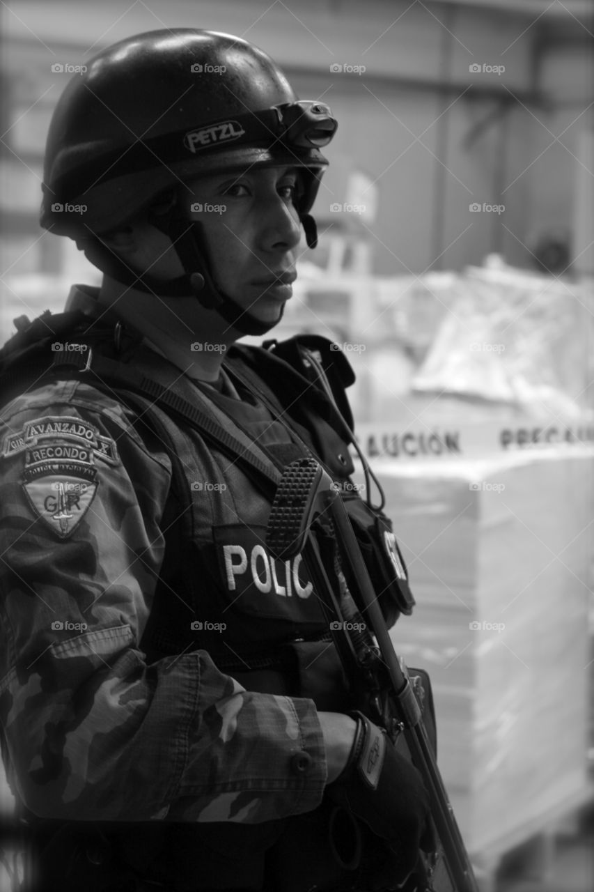 Policemen Ecuador