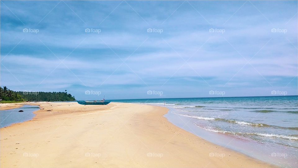 capturing view of a beach