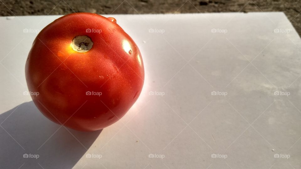 Red tomato...